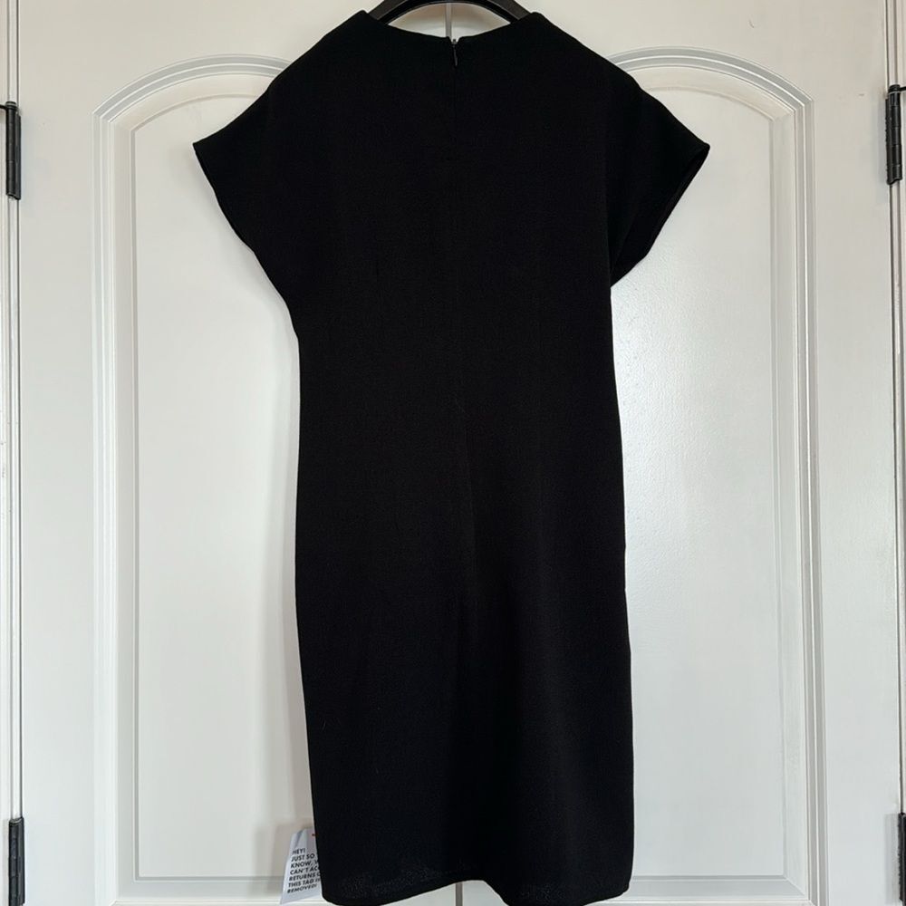 Host pick-ASOS Design nipped in waist mini dress in black sz. 2 - Picture 6 of 8